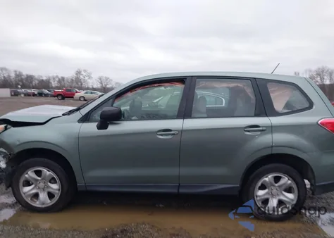 2014 Subaru Forester 2.5I из США, поврежденный, VIN JF2SJAAC2EG478196